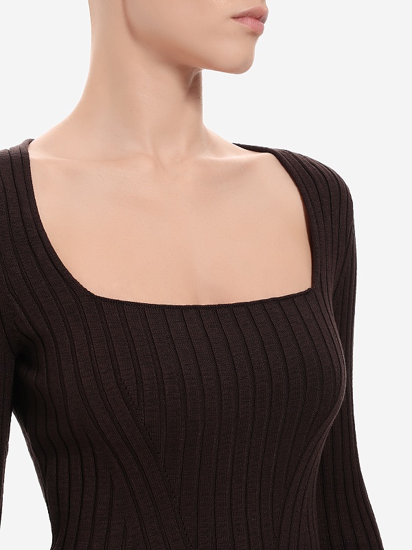 Топ жен Burka kn25-t003 Шоколадный - 4