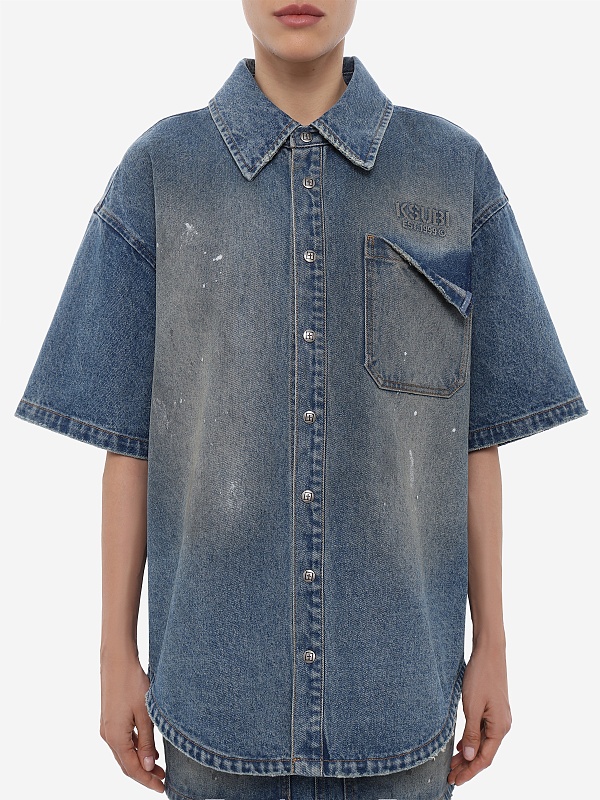 Рубашка жен Ksubi WSP26SH006 denim - 3