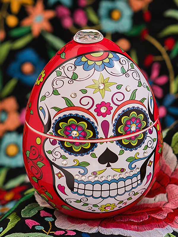 Свеча унисекс LADENAC MILANO 8411299003580 Skull ceramic Red skull 220г - 1