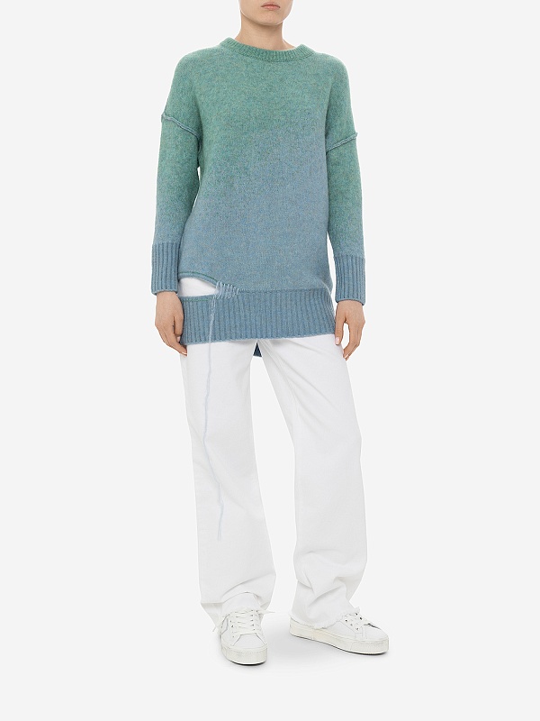 Свитер жен Isabel Benenato DK172 2426 TURQUOISE/SKY - 2