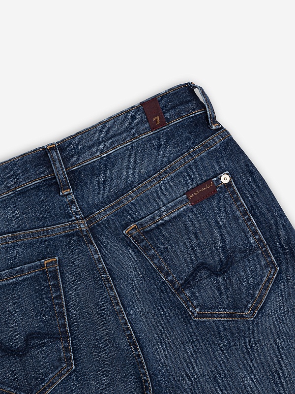 Джинсы жен 7 For All Mankind JSEM44A0IV DARK BLUE - 4