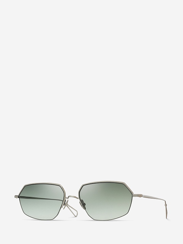 Солнцезащитные очки AHLEM Bagnolet Ruthenium/Green Gradient - Bevelled - LIMITED 57 17 157 - 0