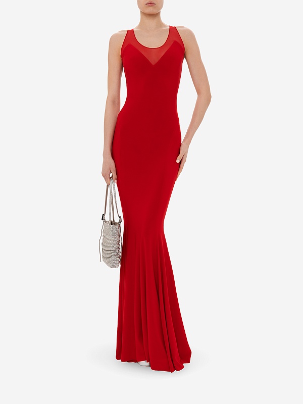 Платье жен Norma Kamali KK2243PM579946 TIGER RED - 2