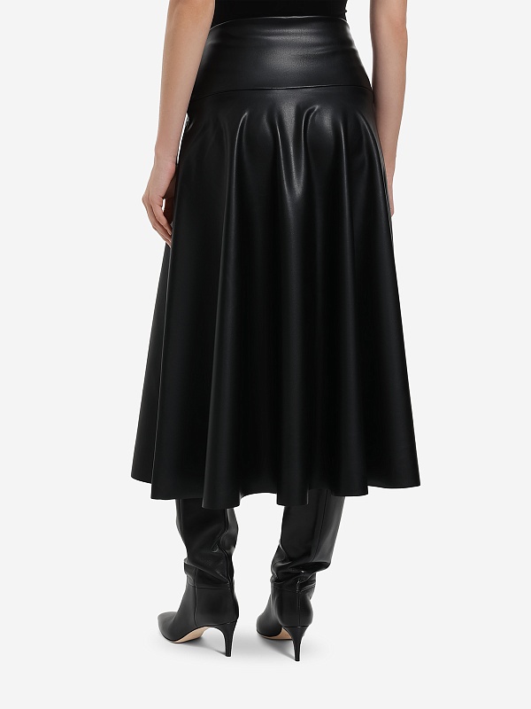 Юбка жен Norma Kamali ST325SLV018001 BLACK - 4