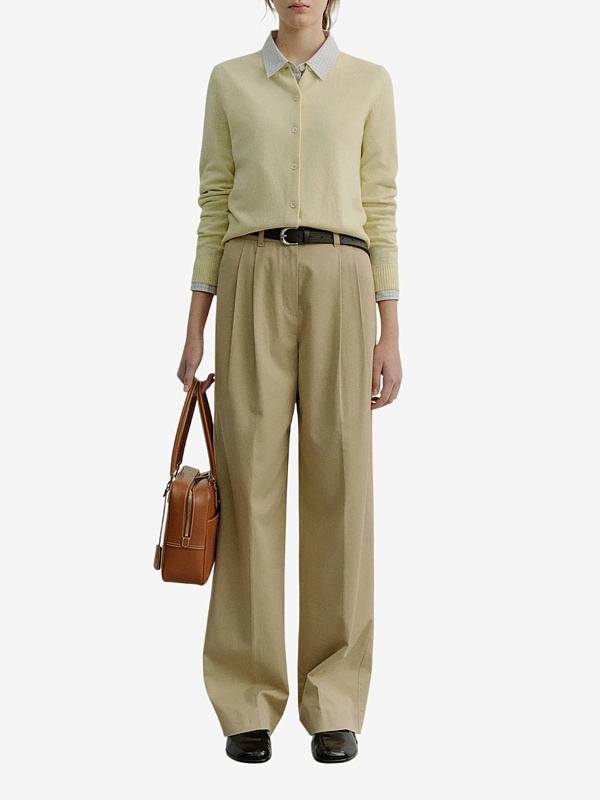 Брюки жен DUNST UDPA6A224I2 BEIGE - 1