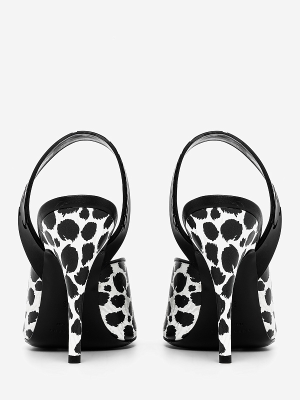 Слингбэки (каблук) жен Philosophy Di Lorenzo Serafini 3202 5784 A1002 Fantasy print White - 5
