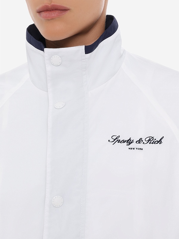 Ветровка жен Sporty & Rich JA075710329WH22 White/Navy Navy - 5