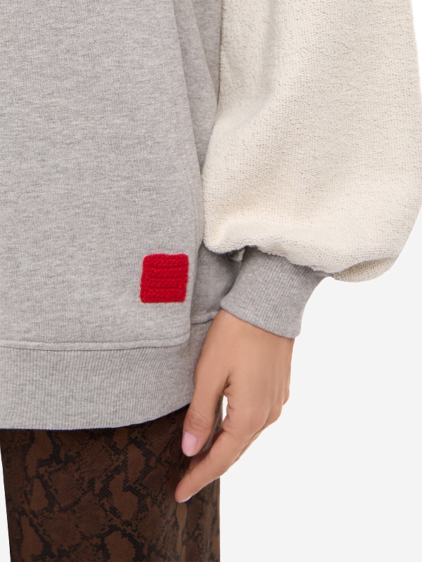 Худи жен MAX&CO 2626926023200 001 MELANGE GREY - 4