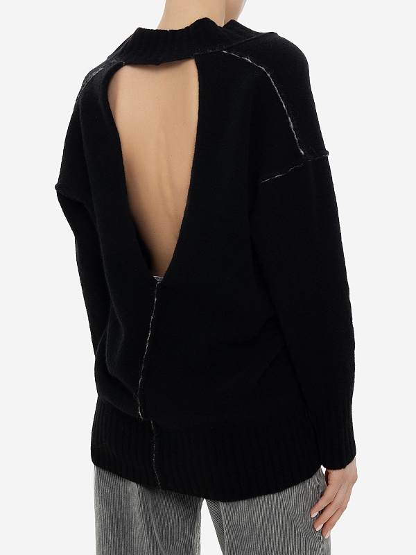 Свитер жен Isabel Benenato DK08 01 BLACK - 4