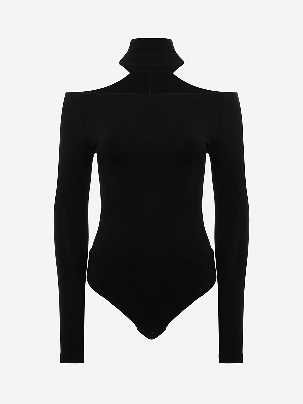 Боди жен Undress Code Drunk in Love Bodysuit Thong Black - 0