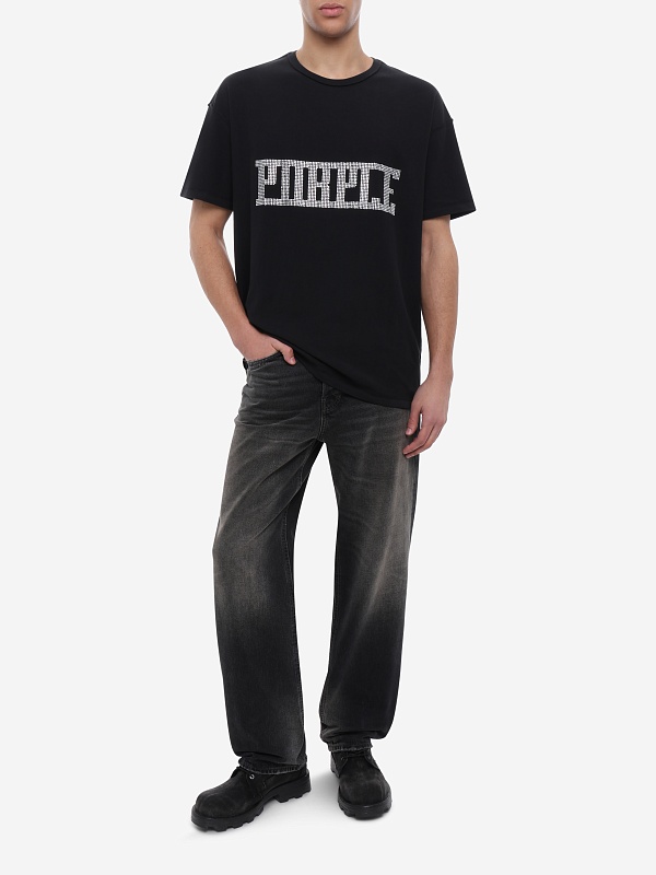 Футболка муж PURPLE P101-TBCP126 BLACK - 1