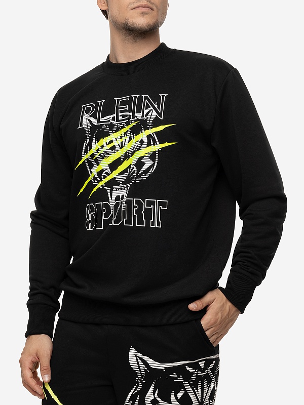 Толстовка муж Philipp Plein Sport SADC MJO1163 SJO001N 02 black - 2