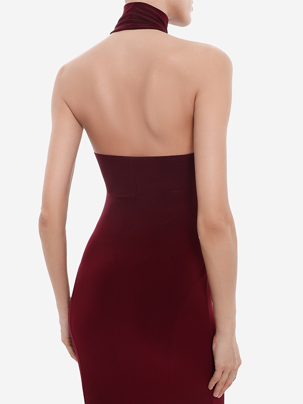 Платье жен Norma Kamali KK4253PLB14043 PLUM - 5