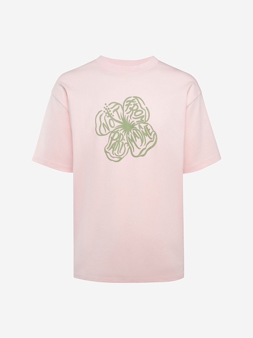 Футболка муж Drôle de Monsieur J-TS292-CO002-LPI LIGHT PINK - 0