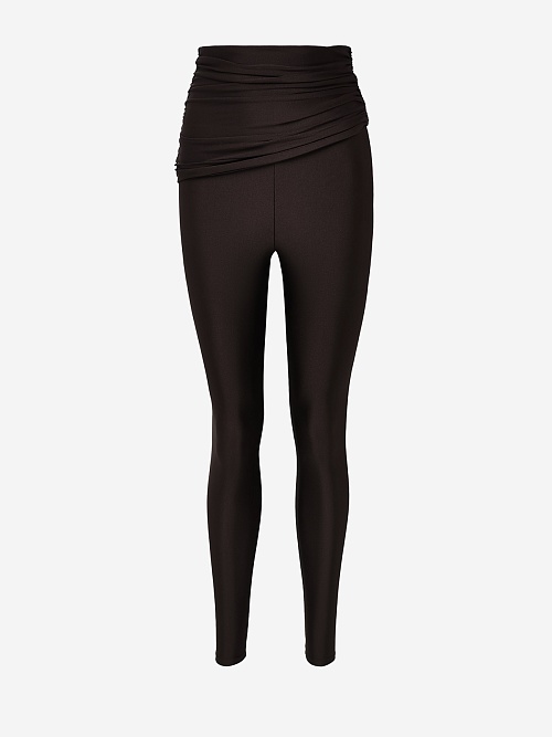 Леггинсы жен THE ANDAMANE T180414A TJP062 DARK BROWN - 0