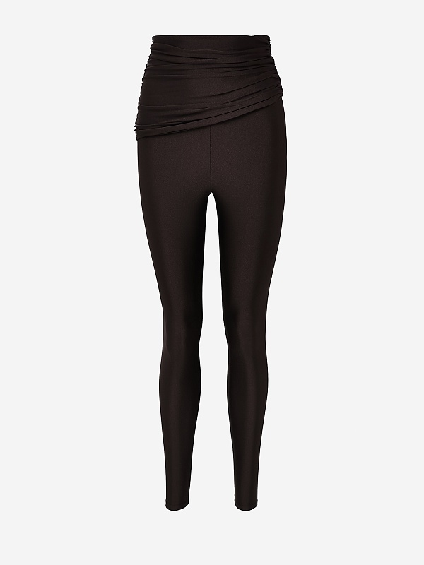 Леггинсы жен THE ANDAMANE T180414A TJP062 DARK BROWN - 5