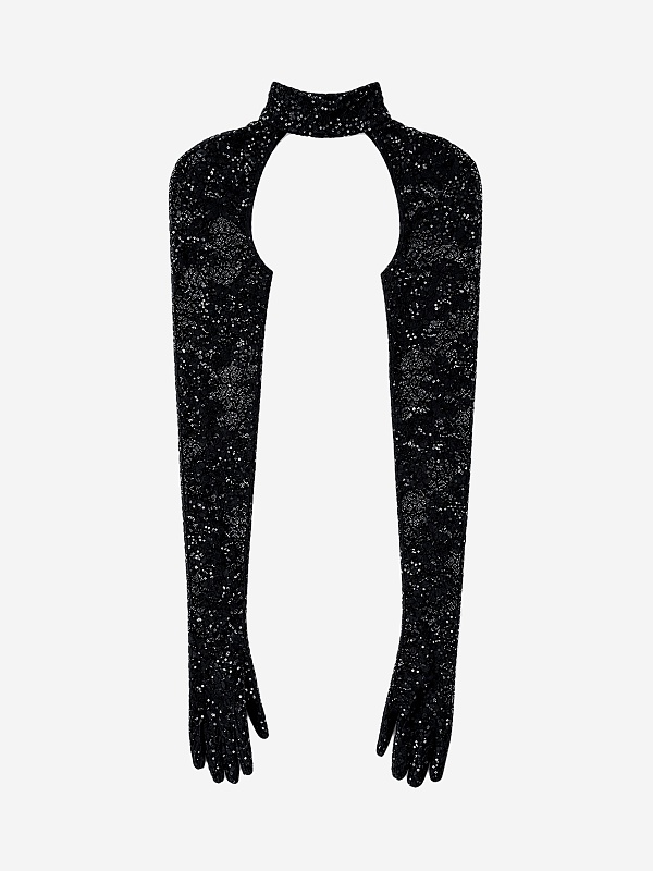 Перчатки жен Nissa RMA16331 BLACK - 0