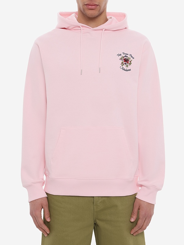 Худи муж Drôle de Monsieur J-HO169-CO127-LPI LIGHT PINK - 3