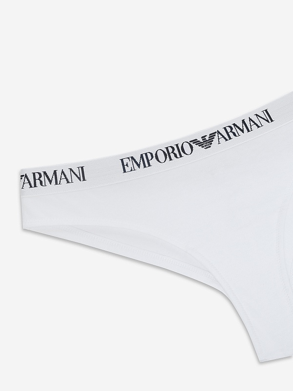 Набор (трусы 2 пары) жен Emporio Armani EW000404 AF13033 M0069 WHITE/WHITE - 3