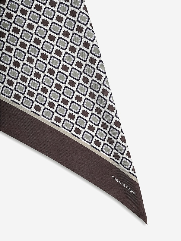 Платок жен TAGLIATORE FOULARD90 TD NTE26-01 1348 MORO - 2