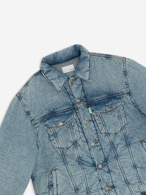 Куртка джинсовая жен Haikure HEU09007DF115 L0812 CLOUD WASHING - 2