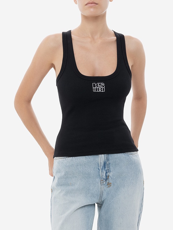 Топ жен Ksubi WPS24TA006 BLACK - 2