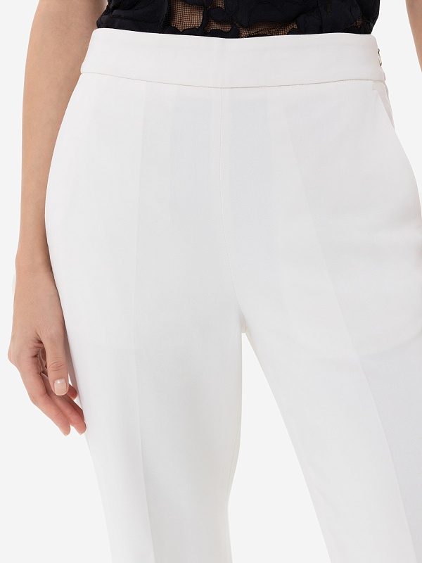 Брюки жен AGNONA PE23P_T70218_DW005 N02 WHITE - 4