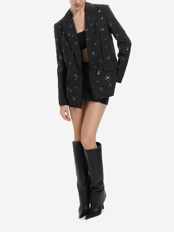 Жакет жен Simkhai 525-6122-CR CHARCOAL STRIPE - 2