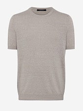 Джемпер с коротким рукавом муж TAGLIATORE JOSH GSE25-02 112 724 BEIGE