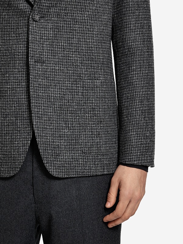 Пиджак муж Officine Generale W25MTLG407 DARKGREY/LIGHTGREY - 3