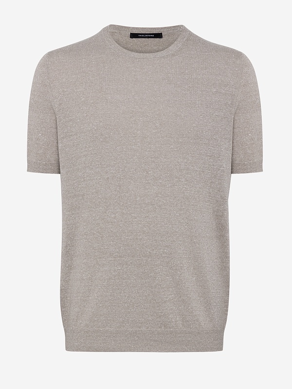 Джемпер с коротким рукавом муж TAGLIATORE JOSH GSE25-02 112 724 BEIGE - 3