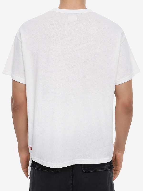 Футболка муж Ksubi MPS26TE005 off white - 4