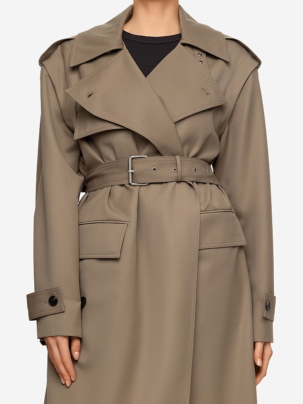 Плащ жен LVIR LV23F-CT02 BEIGE - 5
