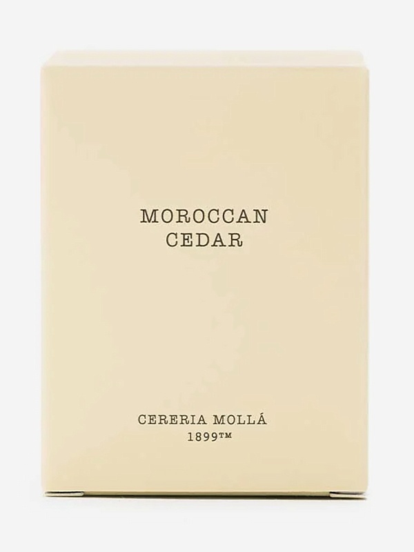 Свеча унисекс Cereria Molla 1899 MI5545 Moroccan Cedar 70г - 1