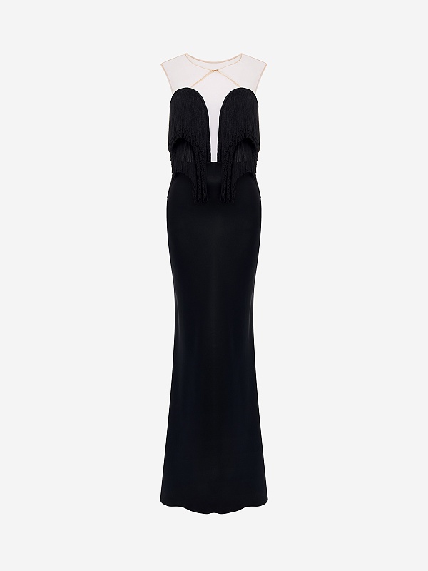 Платье жен Nissa RRS16302 BLACK - 0