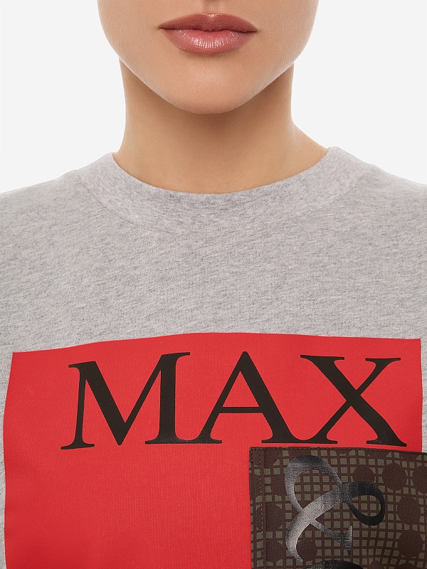 Футболка жен MAX&CO 2628976012200 002 MELANGE GREY - 5
