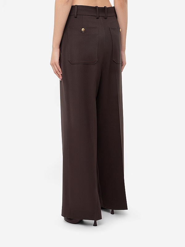 Брюки жен P.A.R.O.S.H. D232490G 086 TESTA DI MORO - 3