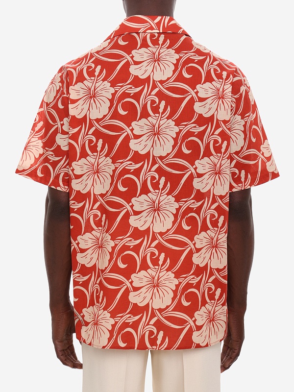 Рубашка муж Drôle de Monsieur K-SH228-CO288-RD RED - 4