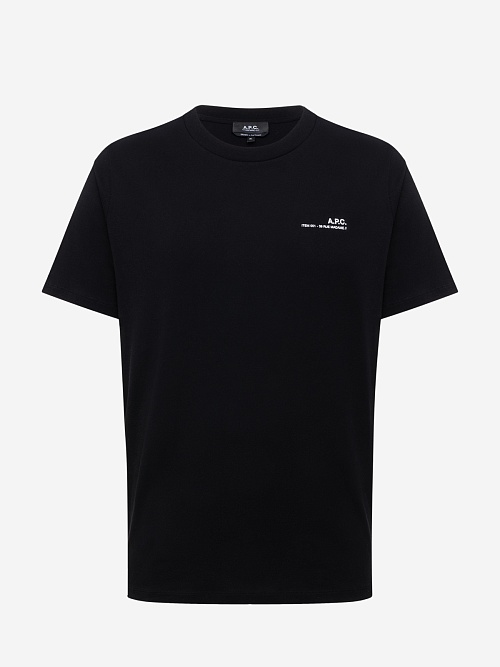 Футболка муж A.P.C. COHBO-M26404 TZC NOIR/BLANC - 0