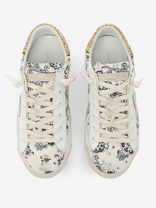 Кеды жен Philippe Model PRLD PAY1 PAISLEY_BUERRE OR - 2