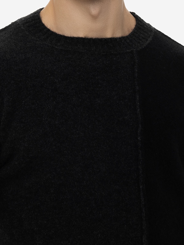 Свитер муж Isabel Benenato UK10 0180 BLACK/GRAPHITE - 5