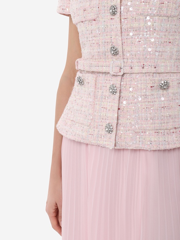 Платье жен Self-Portrait SS26-164M-P PINK - 4