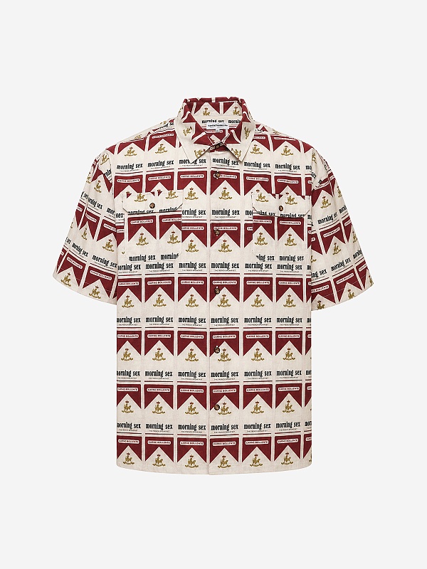 Рубашка муж Carne Bollente SS26SSS0201 Allover - 0