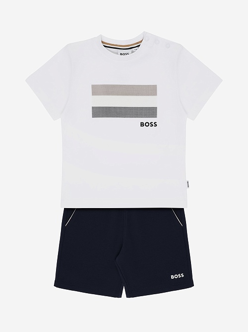 Комплект (футболка и шорты) мал Hugo Boss J52847 849 - 0