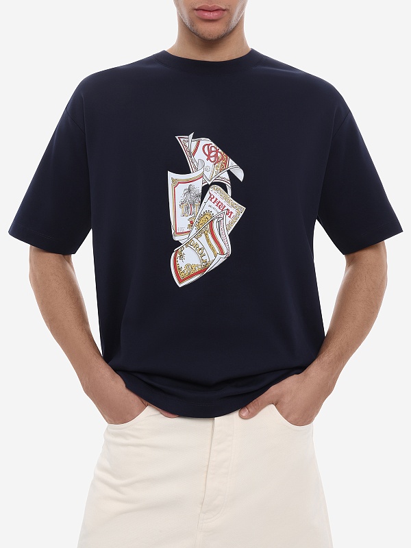 Футболка муж Drôle de Monsieur K-TS311-CO002-NY NAVY - 3