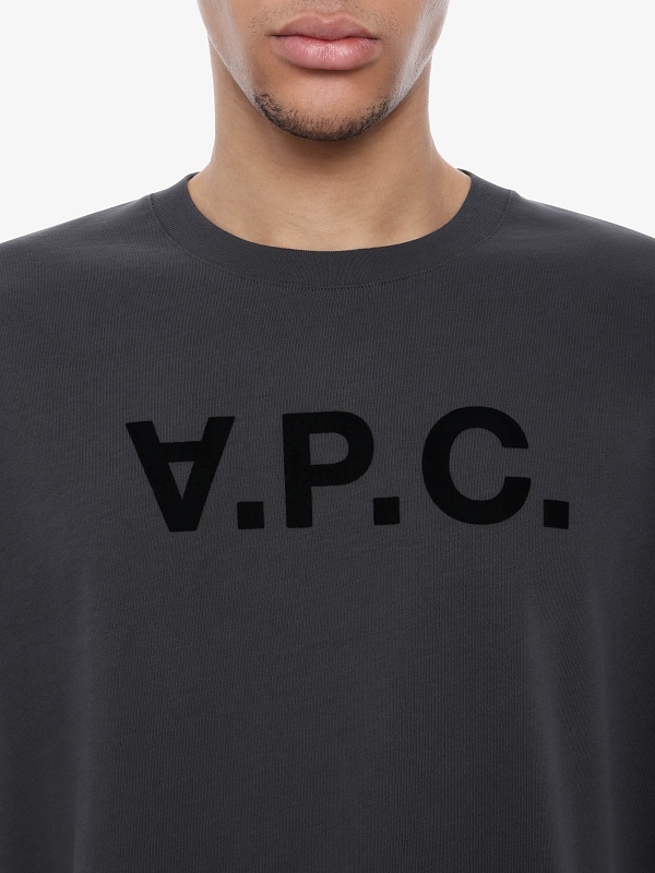 Футболка муж A.P.C. COHLR-M26385 LZA FALSE BLACK - 5