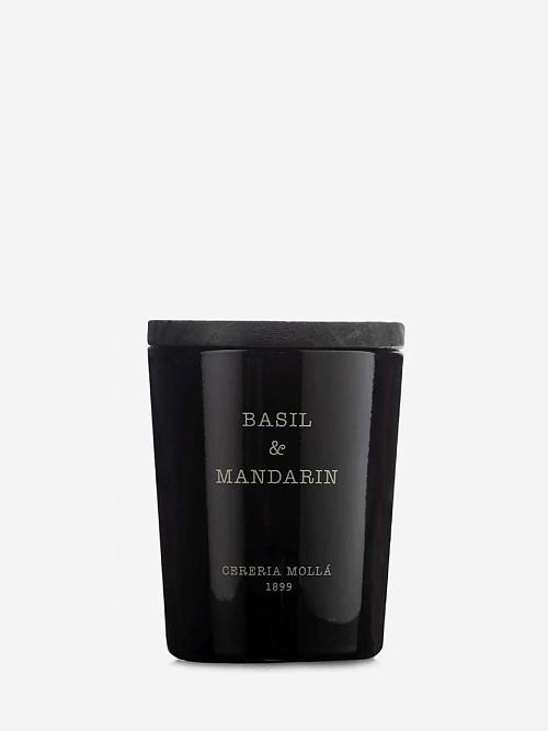 Свеча унисекс Cereria Molla 1899 MI5538 Basil & Mandarin 70г - 0