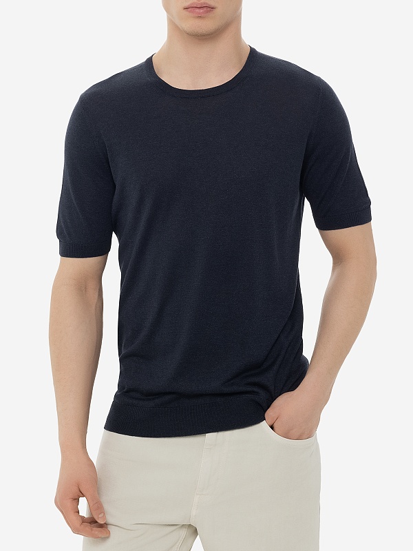 Джемпер с коротким рукавом муж Barba Napoli 2350343512 597 - 3