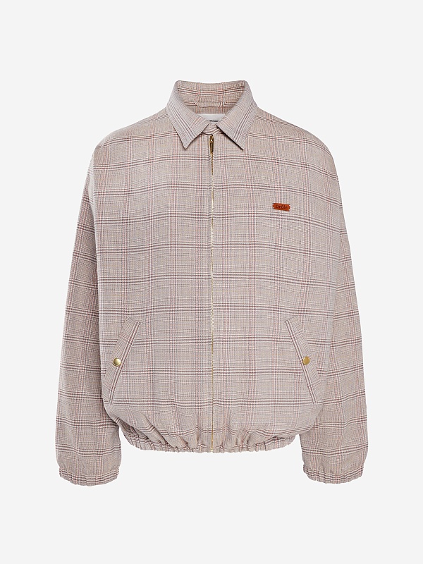 Бомбер муж Drôle de Monsieur K-JT239-CO251-DBG DARK BEIGE - 0