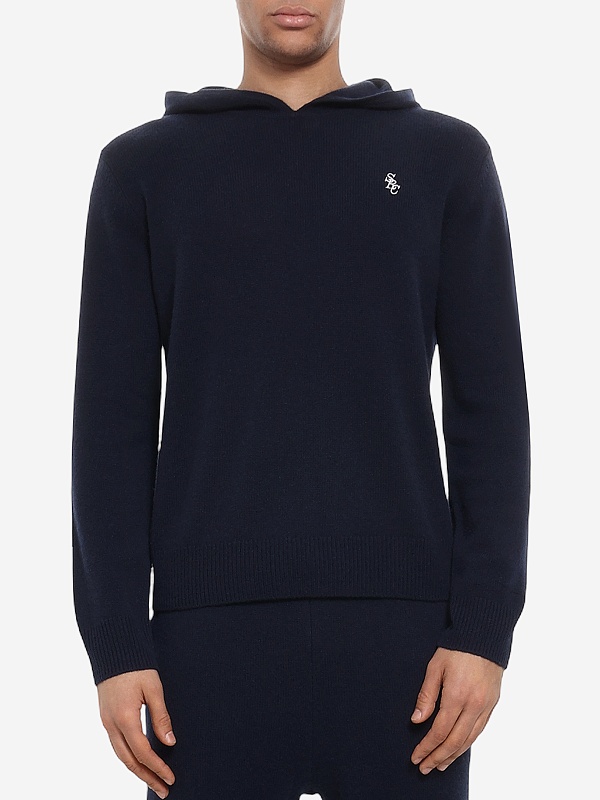 Свитер муж Sporty & Rich WS08462302BL106 Dark Navy - 4